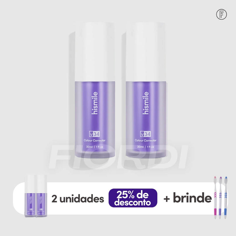 Clareador Dentário - Sérum V34™ + Brinde