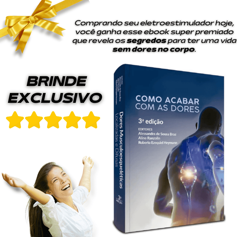 Eletroestimulador Magnético 8 em 1 + Brinde